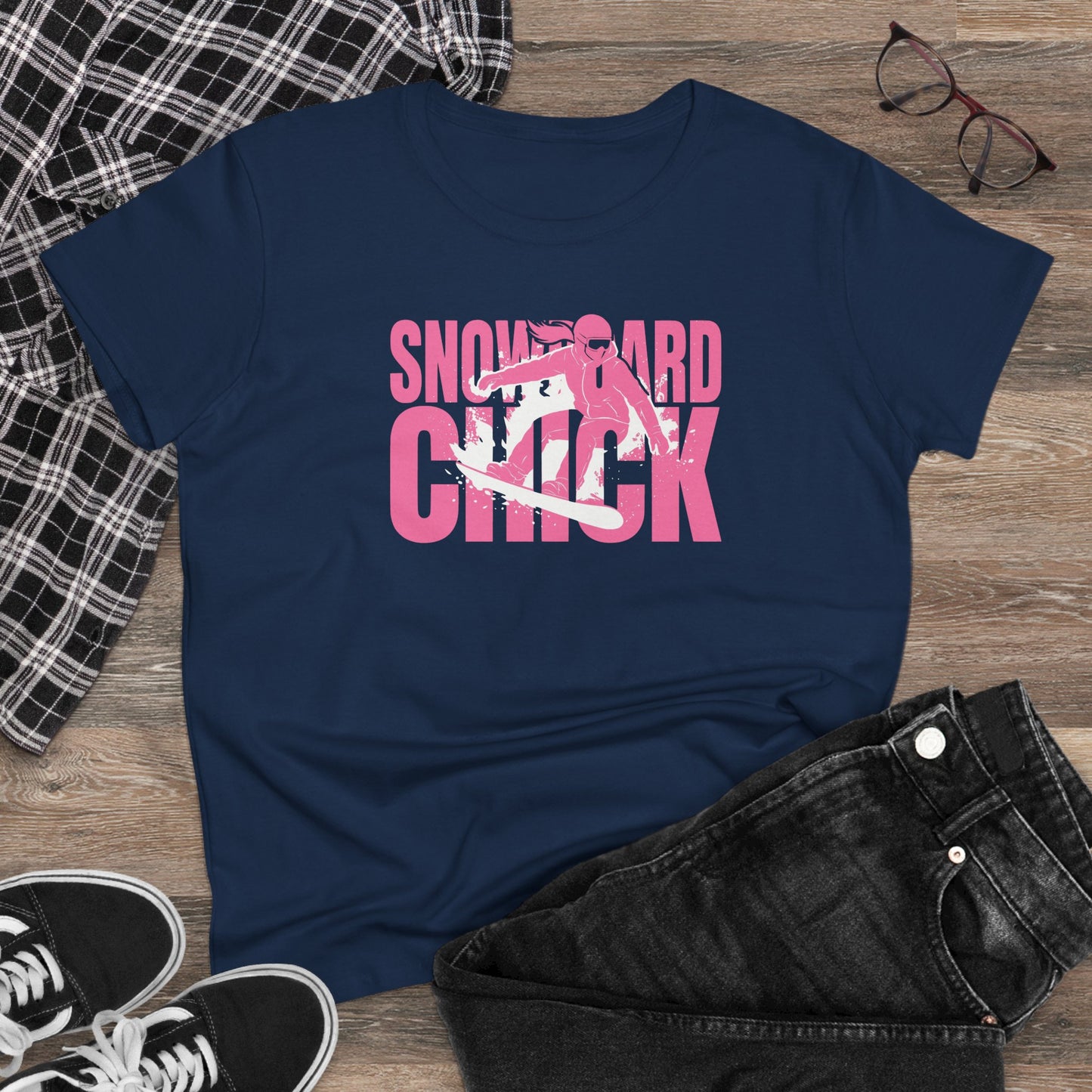 SNOWBOARD CHICK - SNOWBOARD T
