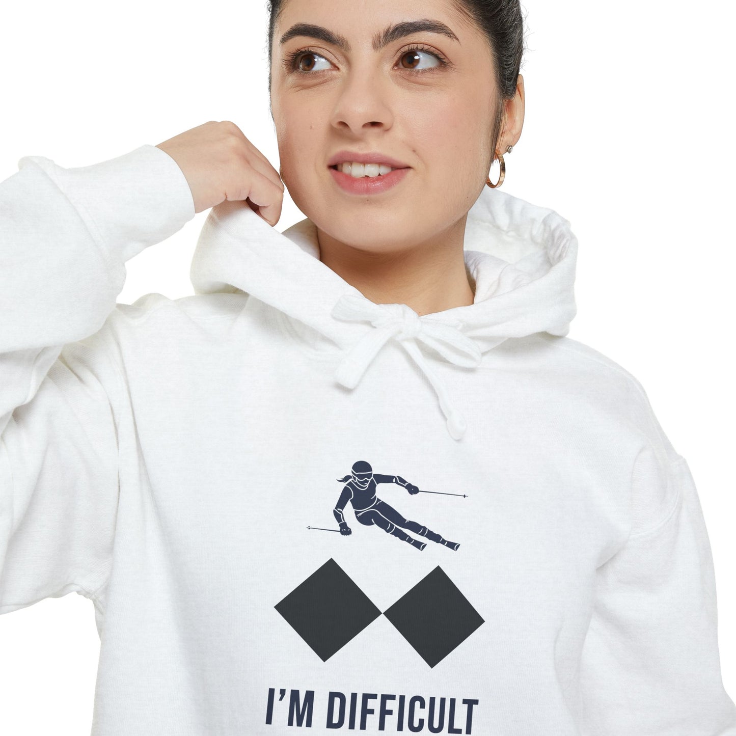 I'M DIFFICULT - Ski hoodie