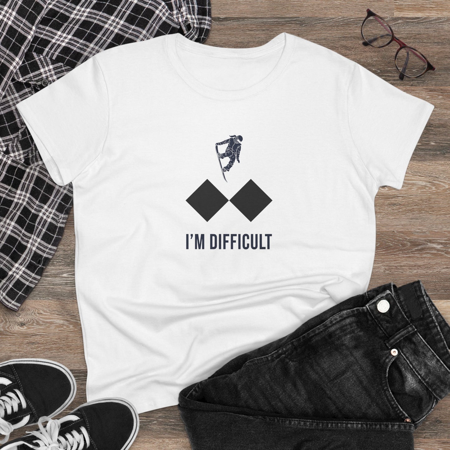 I'M DIFFICULT - Snowboard T
