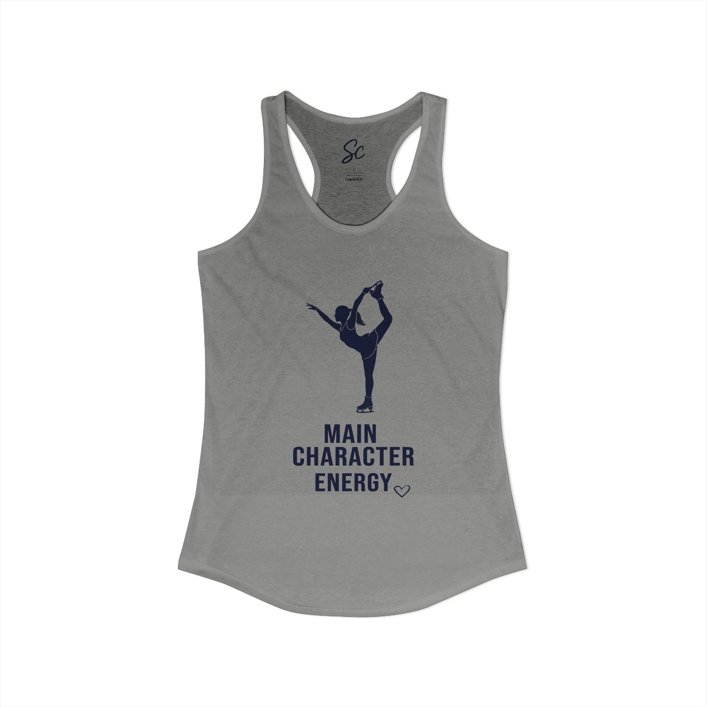Main Character Energy - Skating Racer Back Tank