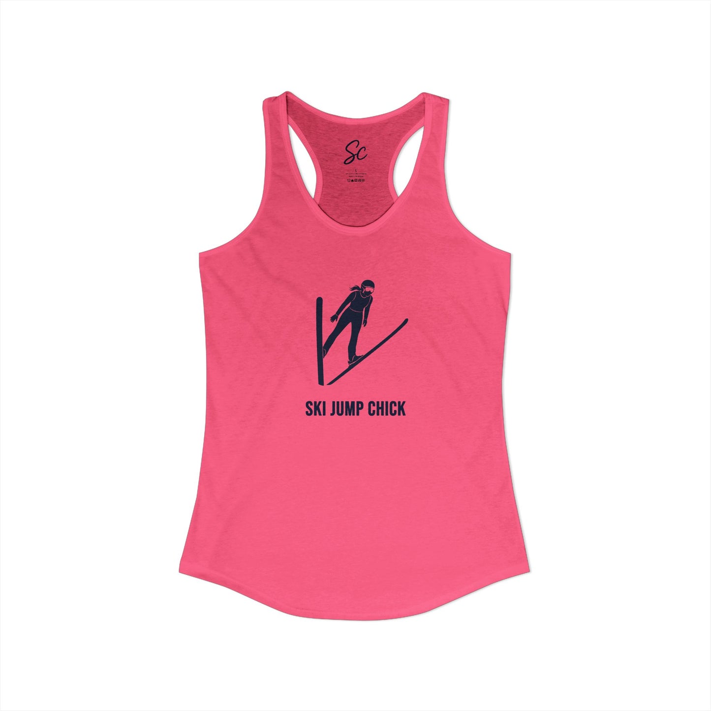 Ski Jump Chick - Ski Jump Racer Back Tank