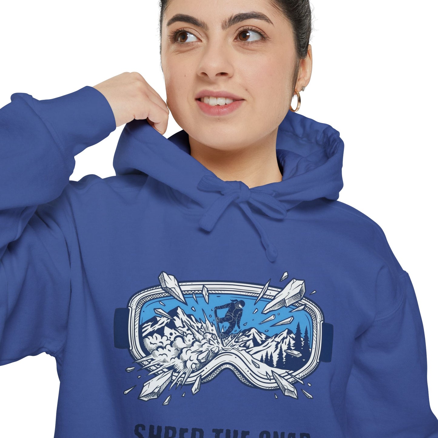 SHRED THE GNAR - Snowboard Hoodie