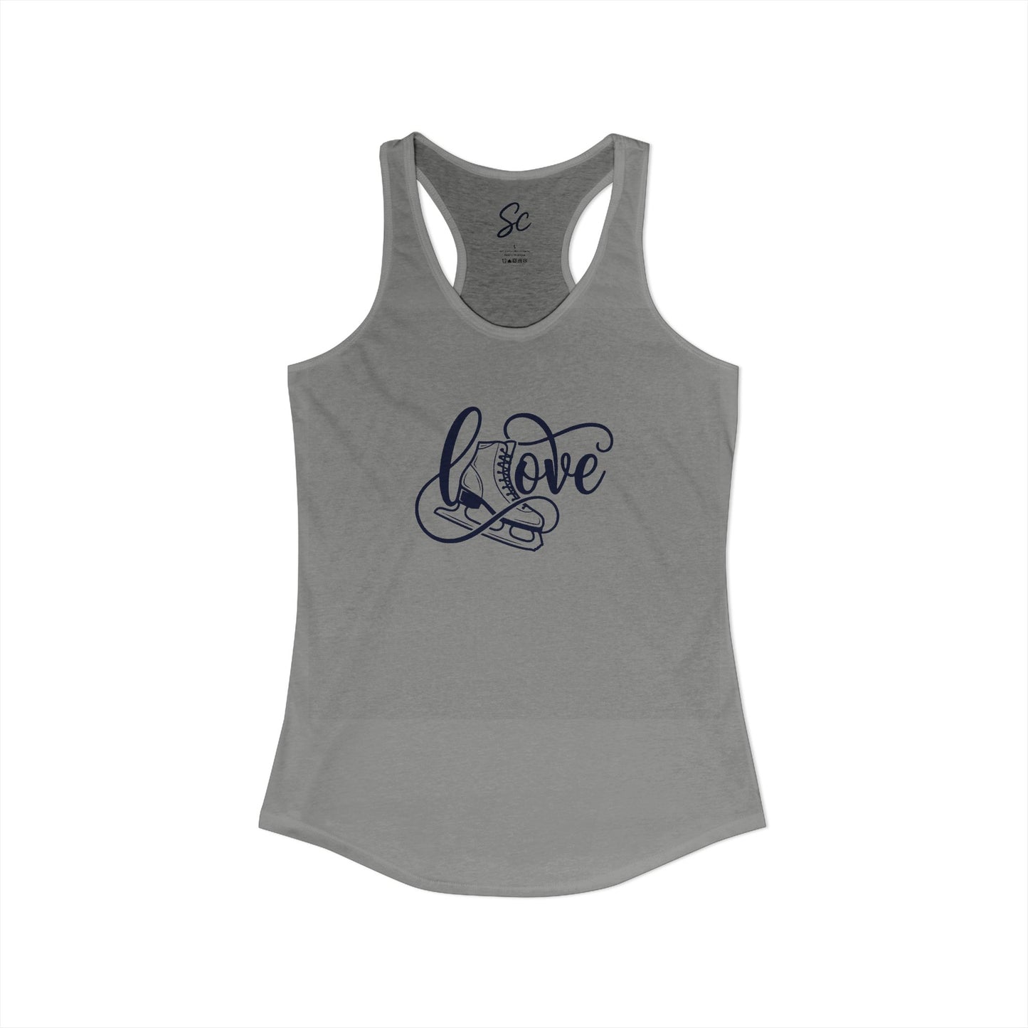 Love - Skating Racer Back Tank