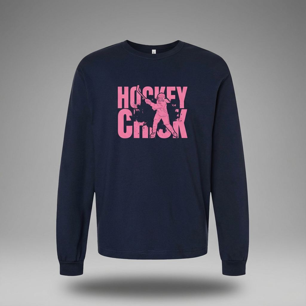 HOCKEY CHICK BLAST - Hockey Long Sleeve