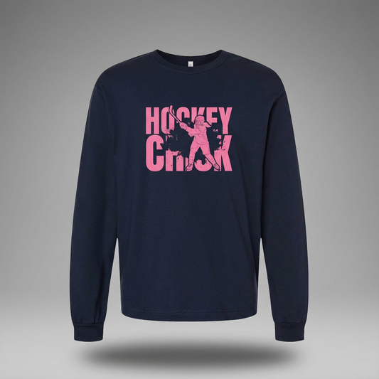 HOCKEY CHICK BLAST - Hockey Long Sleeve