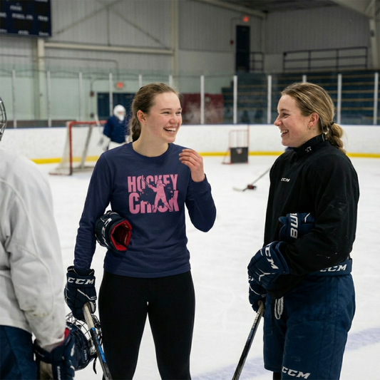 HOCKEY CHICK BLAST - Hockey Long Sleeve