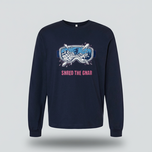SHRED THE GNAR - Snowboard Long Sleeve