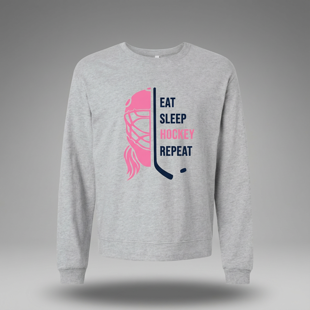 Eat Sleep Hockey Repeat -  Hockey long sleeve