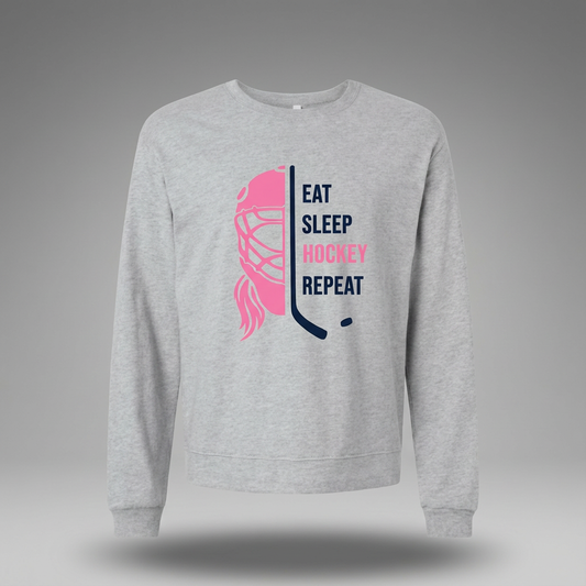 Eat Sleep Hockey Repeat -  Hockey long sleeve