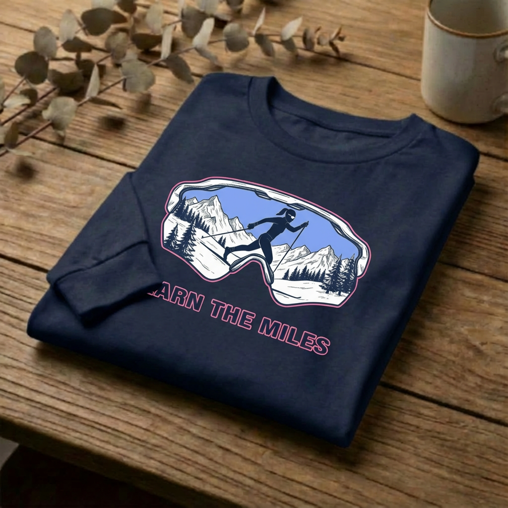 EARN THE MILES. - Cross Country Ski long sleeve
