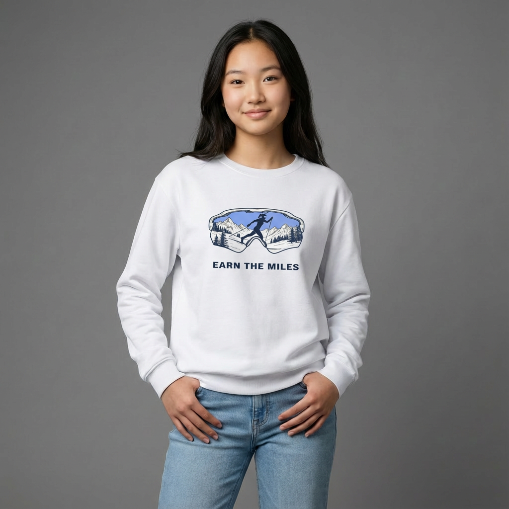 EARN THE MILES. - Cross Country Ski long sleeve