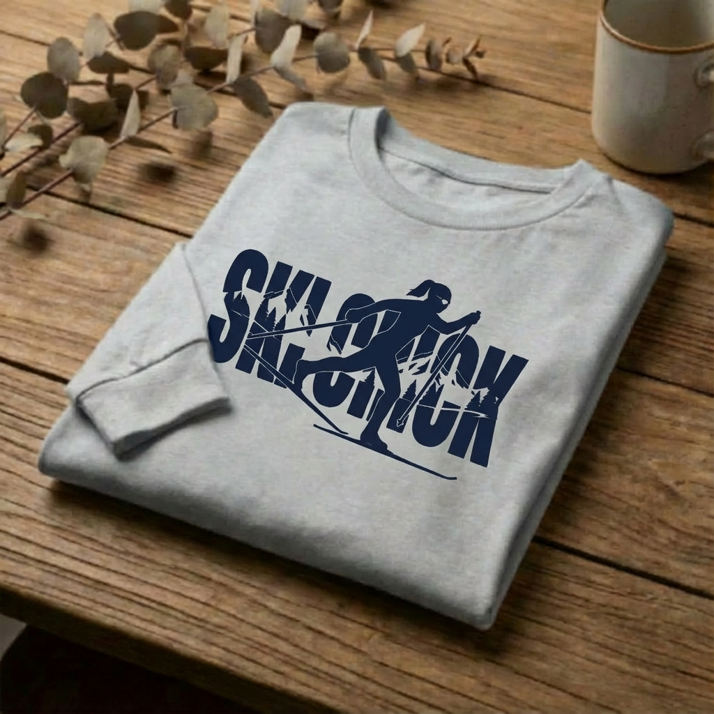 SKI CHICK - Cross Country Ski long sleeve