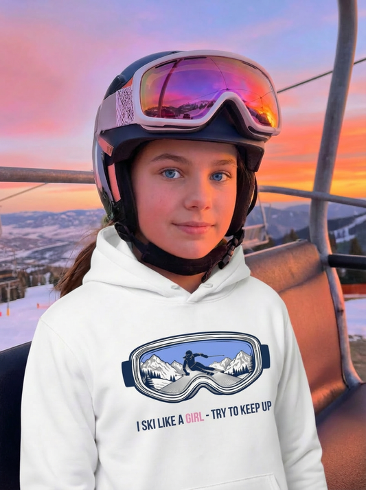 Ski Like a Girl - Ski Hoodie