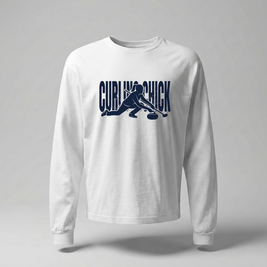 CURLING CHICK - Curling Long Sleeve