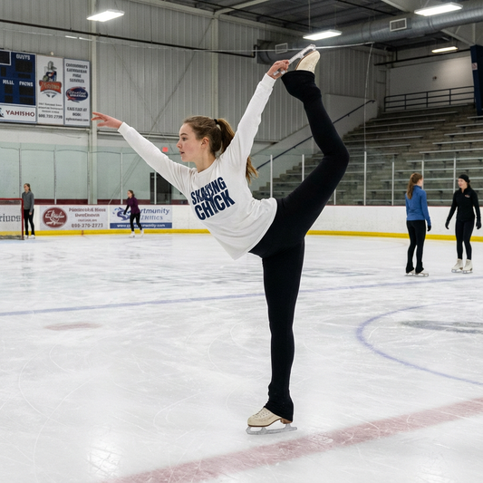 SKATING CHICK - Figure Skater Long Sleeve