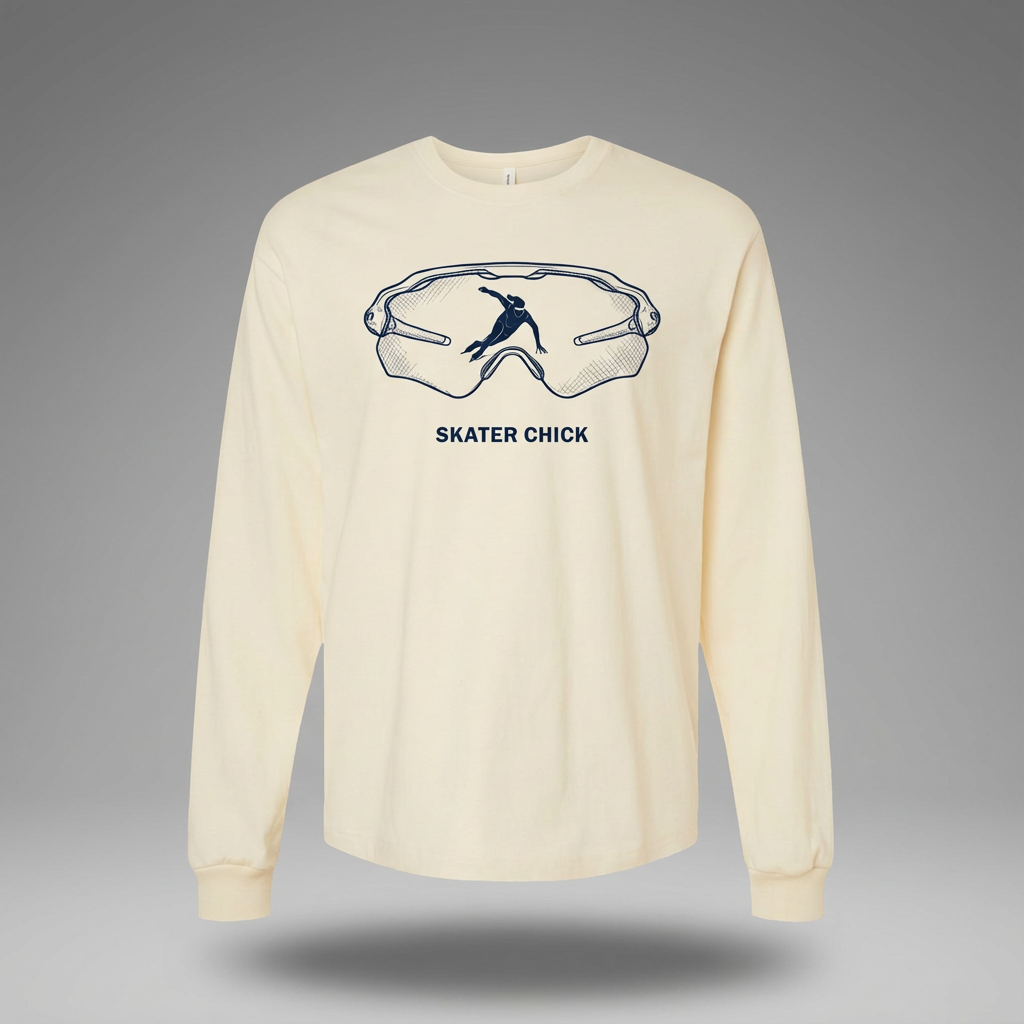 SOLO SKATING CHICK - Speed Skater Long Sleeve
