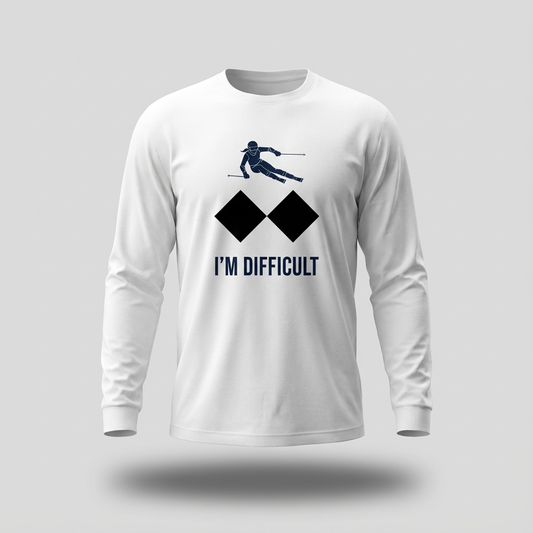 I'M DIFFICULT -  Ski long sleeve