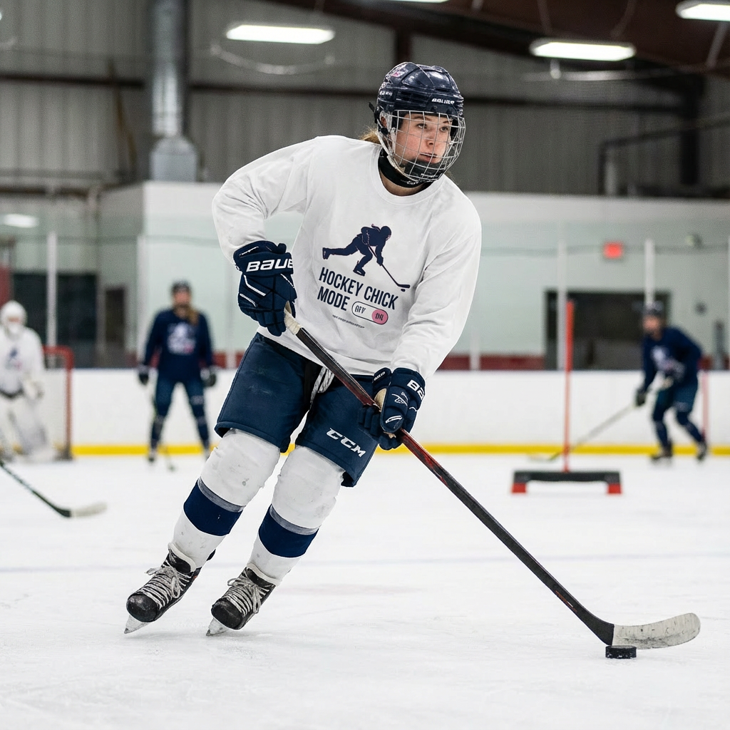 Hockey Chick Mode - Hockey long sleeve