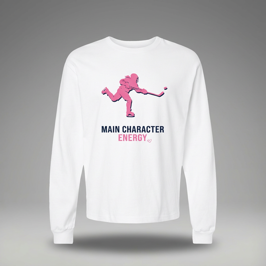 Main Character Energy  - Hockey long sleeve