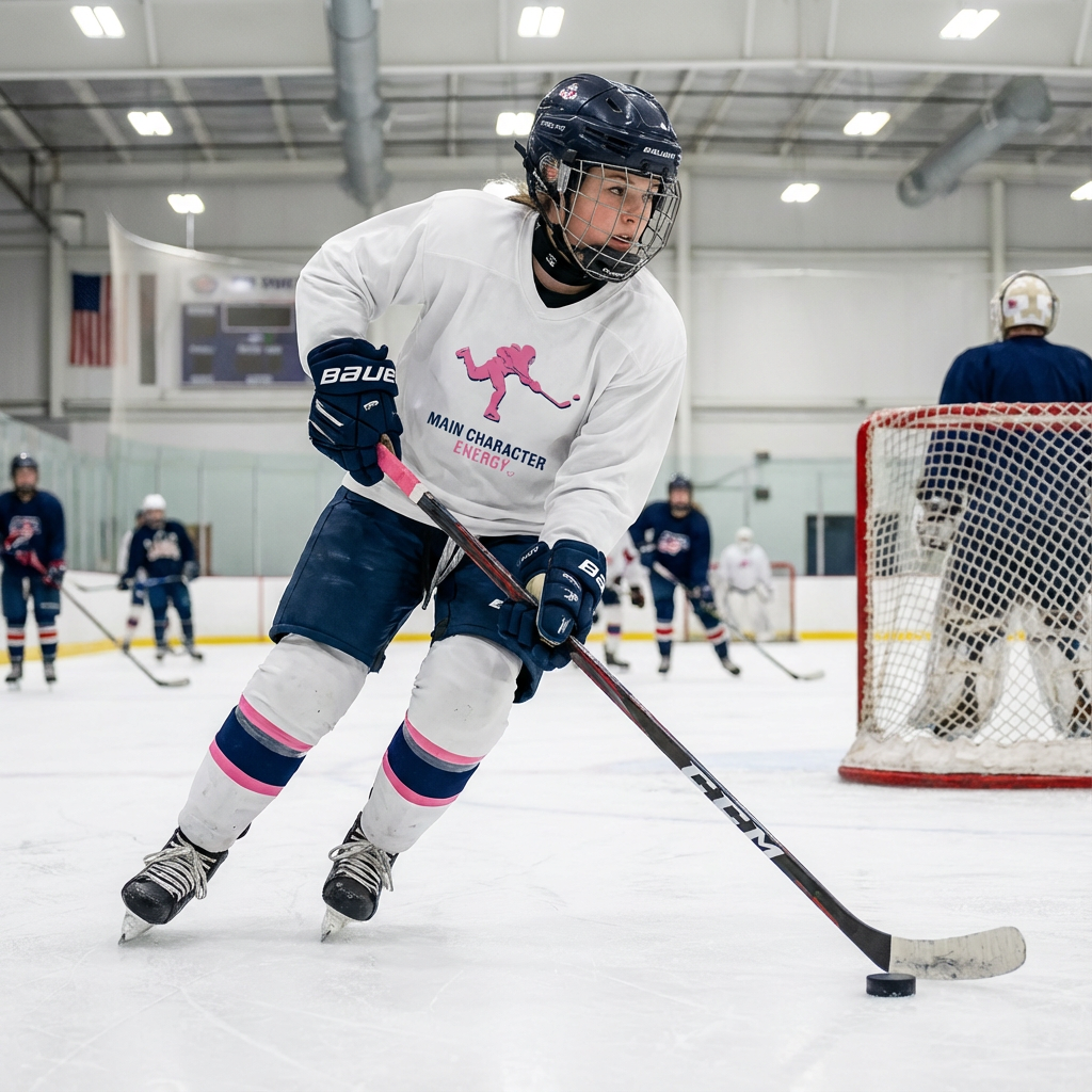 Main Character Energy  - Hockey long sleeve