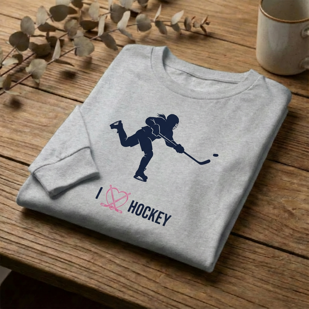 I heart Hockey - Long Sleeve Tee