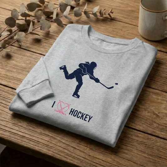 I heart Hockey - Long Sleeve Tee