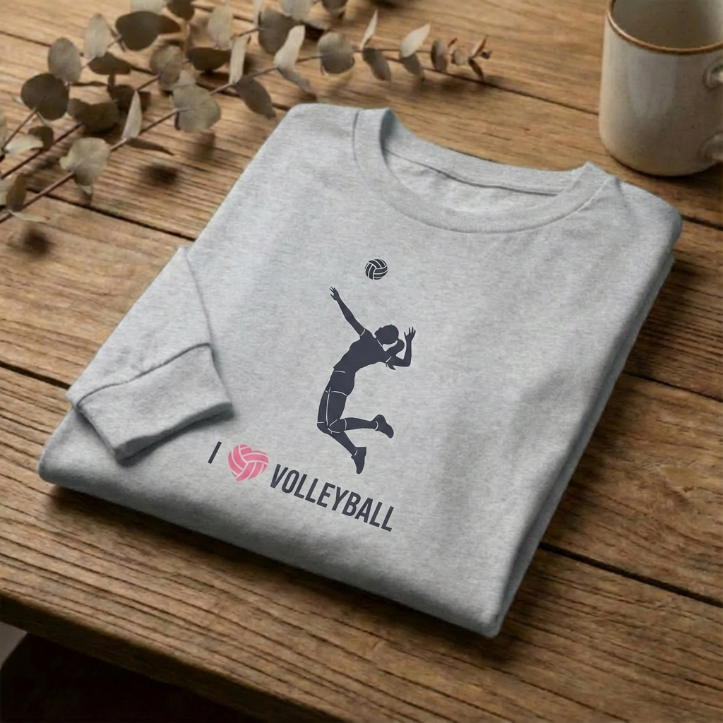 I heart Volleyball - Long Sleeve Tee