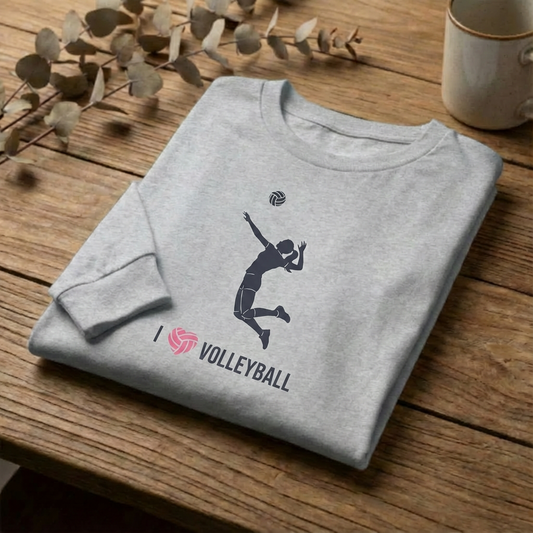 I heart Volleyball - Long Sleeve Tee