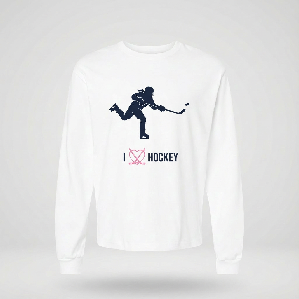 I heart Hockey - Long Sleeve Tee