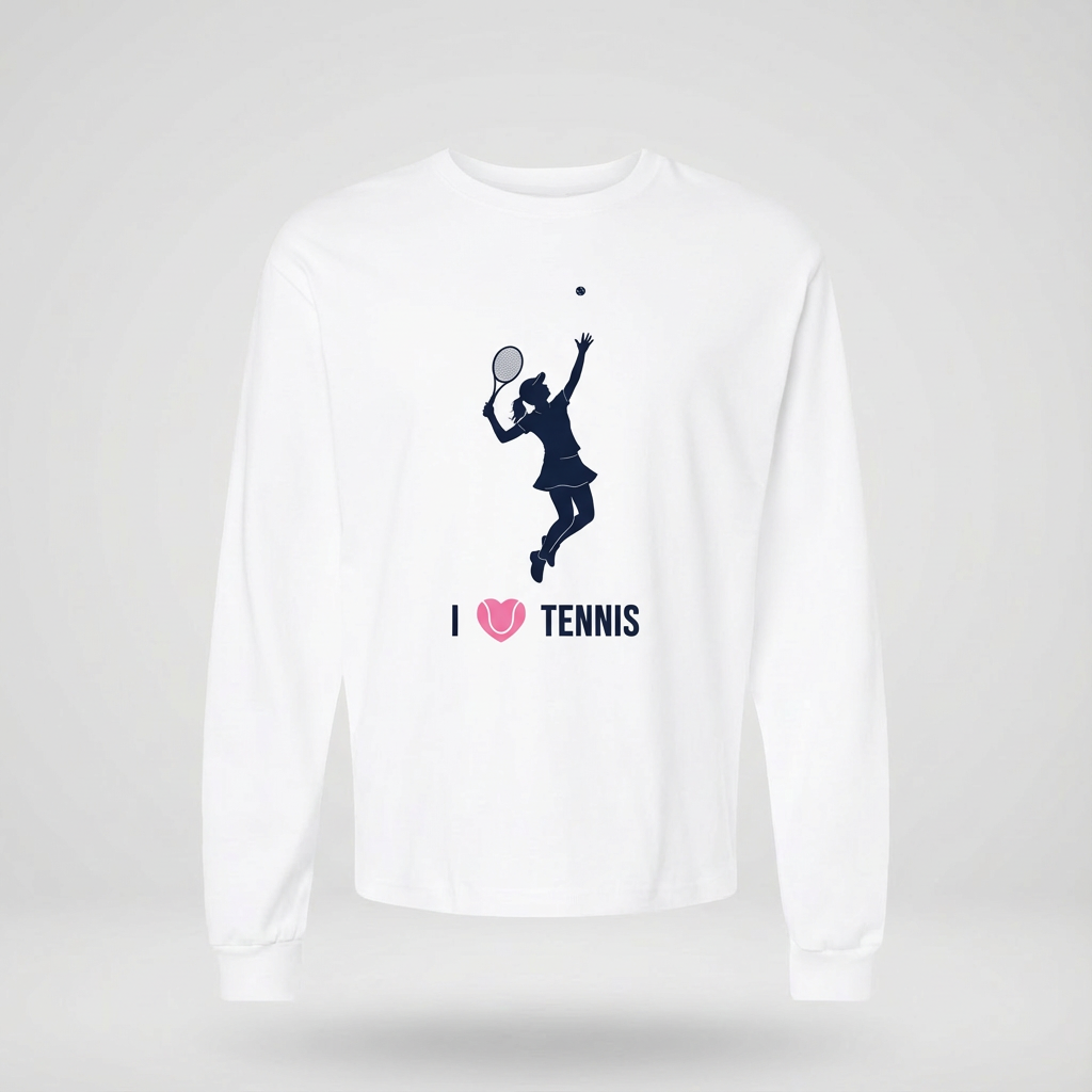 I heart Tennis - Long Sleeve Tee