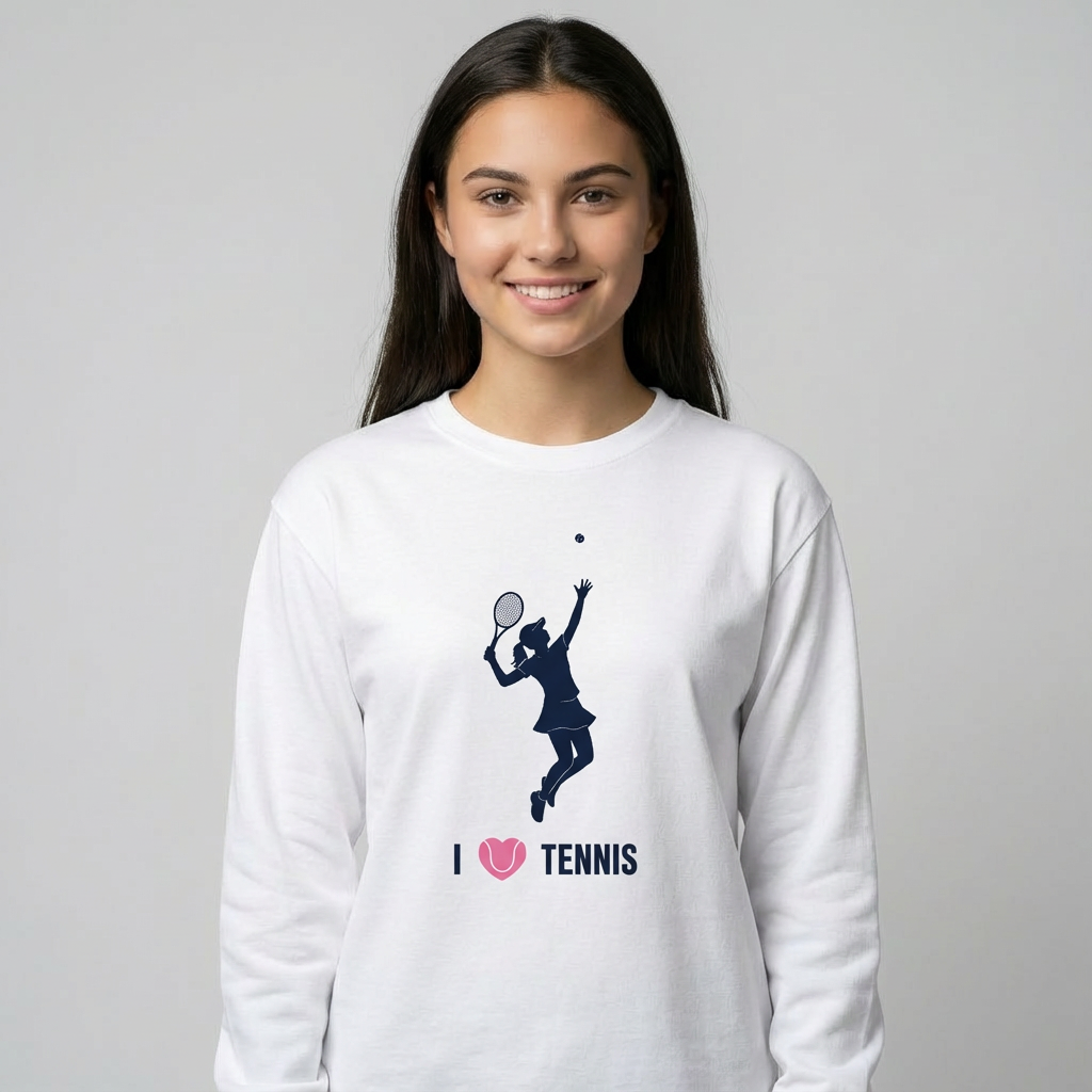 I heart Tennis - Long Sleeve Tee